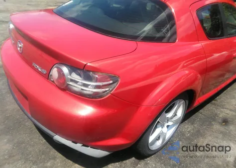 2004 Mazda Rx-8 6 Speed Manual из США, поврежденный, VIN JM1FE173740105156